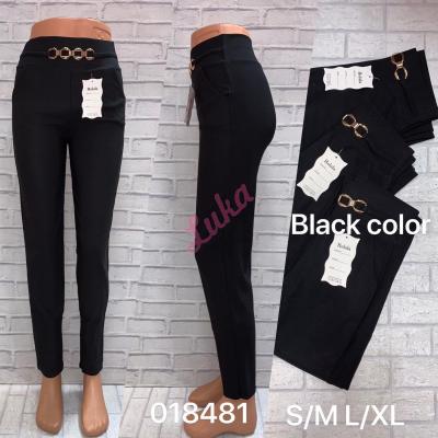 Women's black leggings 018481