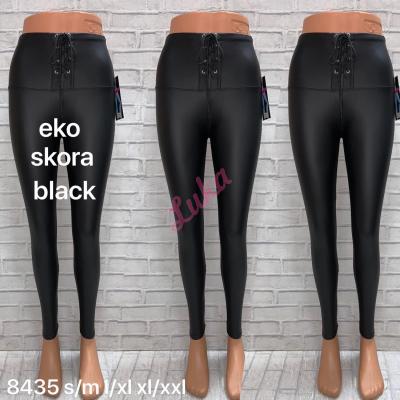 Women's black leggings 8435