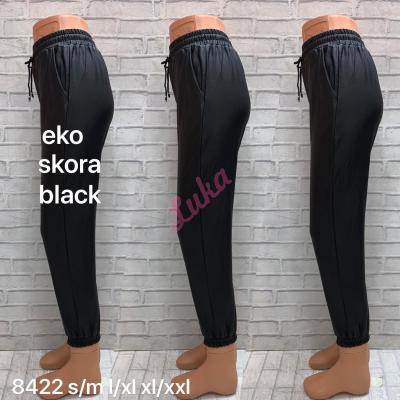 Women's black leggings 8422