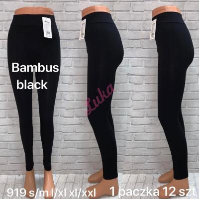 Women's black leggings 919