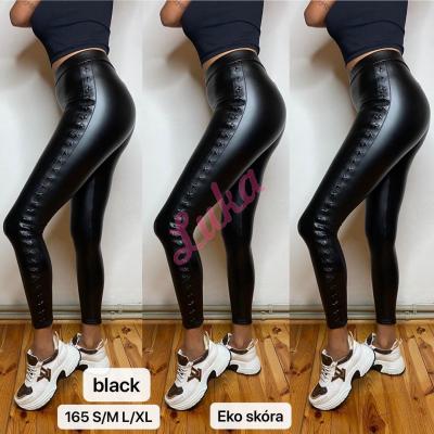 Women's black leggings 165