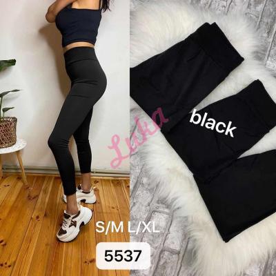 Women's black leggings 5537