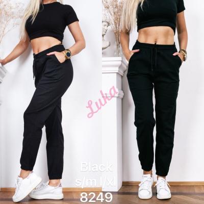 Women's black leggings 8249