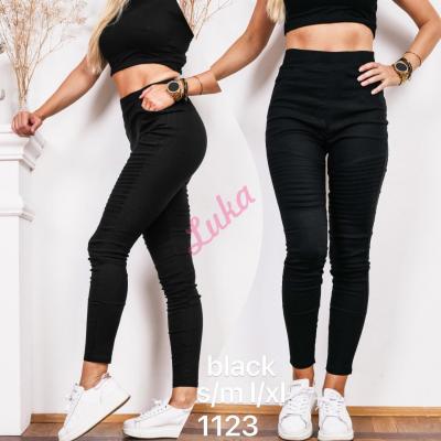 Women's black leggings 1123