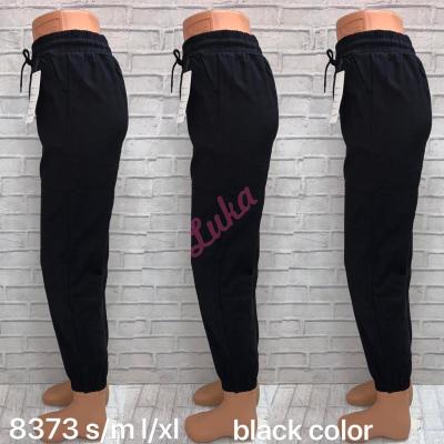 Women's black leggings 8373