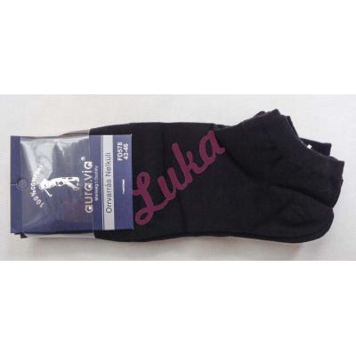 Men's low cut socks Auravia blackfd578