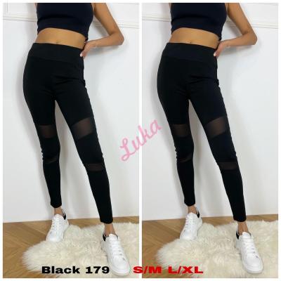 Women's black leggings 179