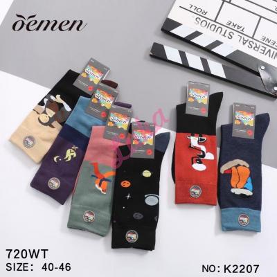 Men's socks Oemen k2207