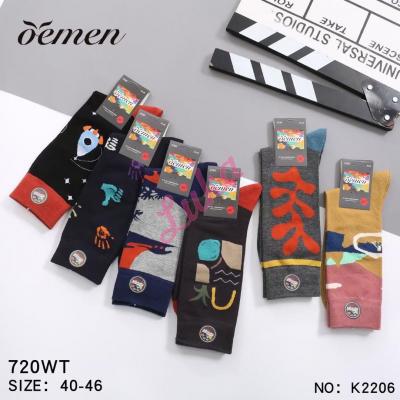 Men's socks Oemen k2206