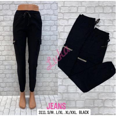 Women's black pants 3111