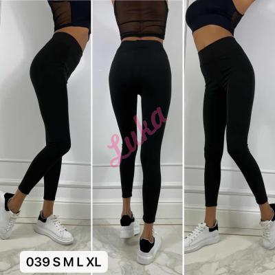 Women's black leggings 039