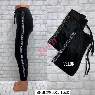 Women's black leggings 98466