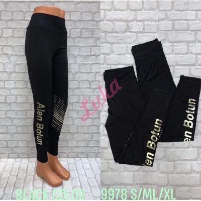 Women's black leggings 9978