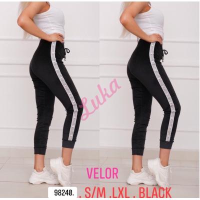 Women's black leggings 98240