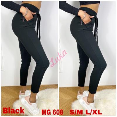 Women's black leggings mg 608