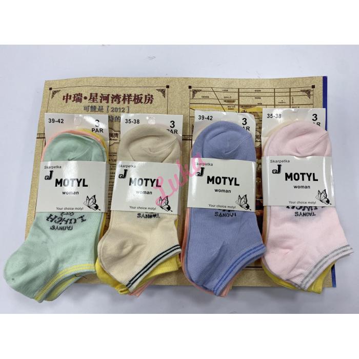 Women's low cut socks Motyl 01