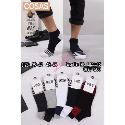 Men's low cut socks Cosas LB27-16