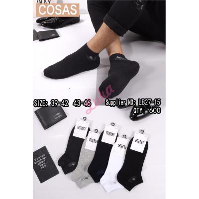 Men's low cut socks Cosas LB27-15