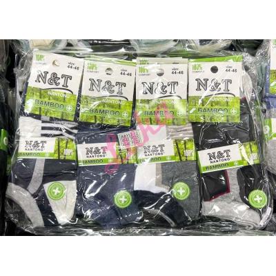 Men's bamboo low cut socks Nantong M888-12