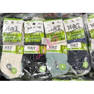 Men's bamboo low cut socks Nantong M888-