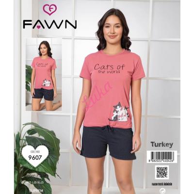 Piżama damska turecka Fawn 9607