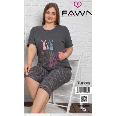 Piżama damska turecka Fawn 024