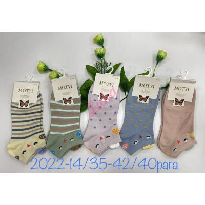 Women's low cut socks Motyl 2022-14