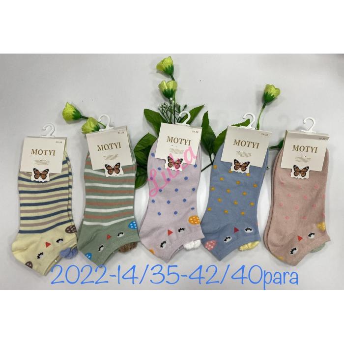 Women's low cut socks Motyl 2022-