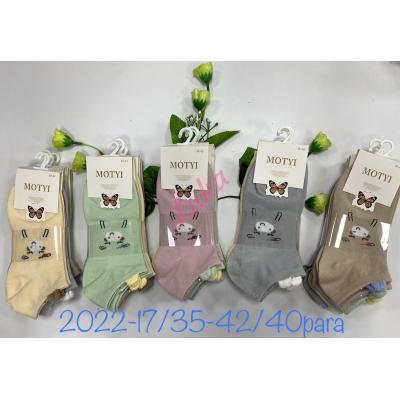 Women's low cut socks Motyl 2022-17