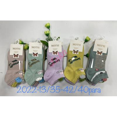 Women's low cut socks Motyl 2022-13