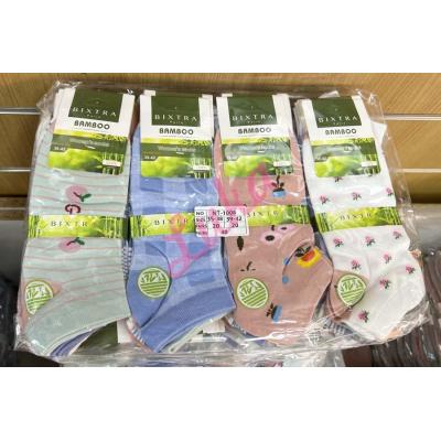 Women's bamboo low cut socks Bixtra 1008