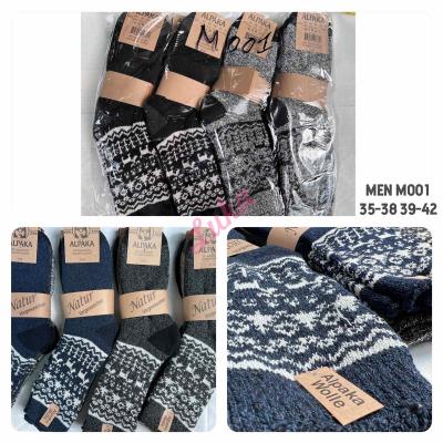 Men's socks alpaka Natur m001