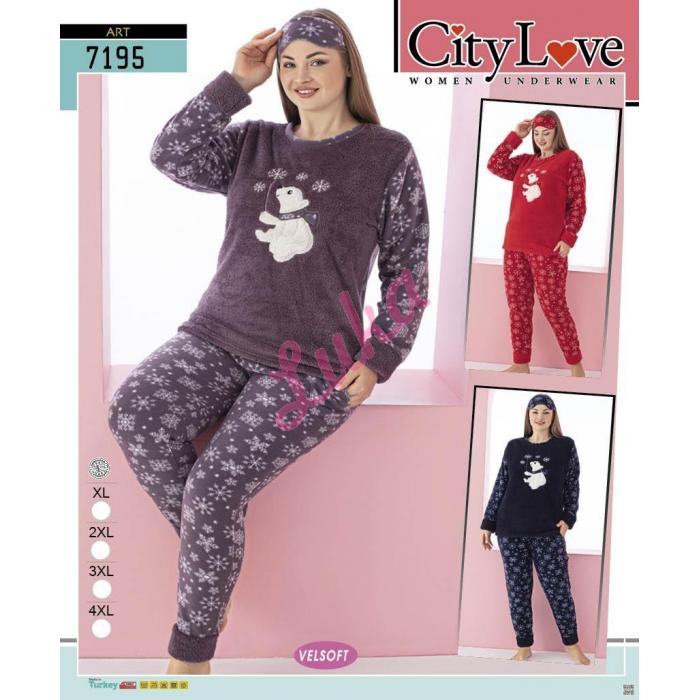 Women's turkish pajama City Love 7192