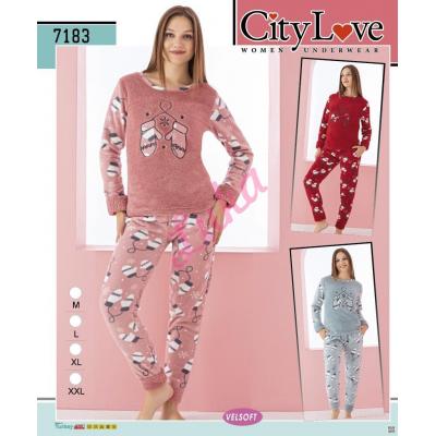 Women's turkish pajama City Love 7183