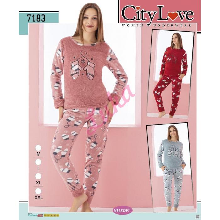 Women's turkish pajama City Love 7192