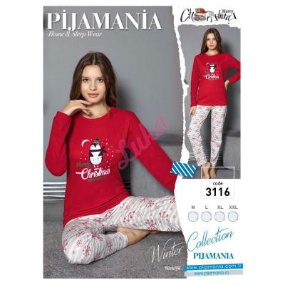 Women's turkish warm pajama Pijamania 3112