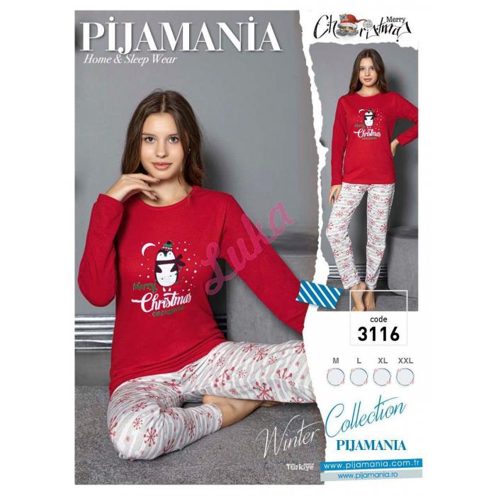 Women's turkish warm pajama Pijamania 3112