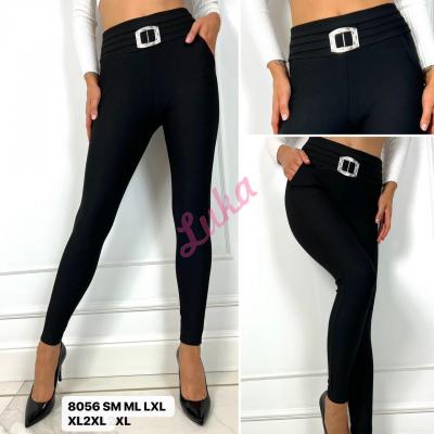 Women's black legging 8056
