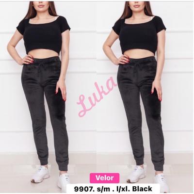 Women's black leggings 9907
