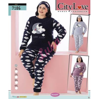 Women's turkish nightgown City Love 7186