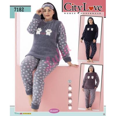 Women's turkish nightgown City Love 7182
