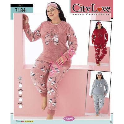 Women's turkish nightgown City Love 7184