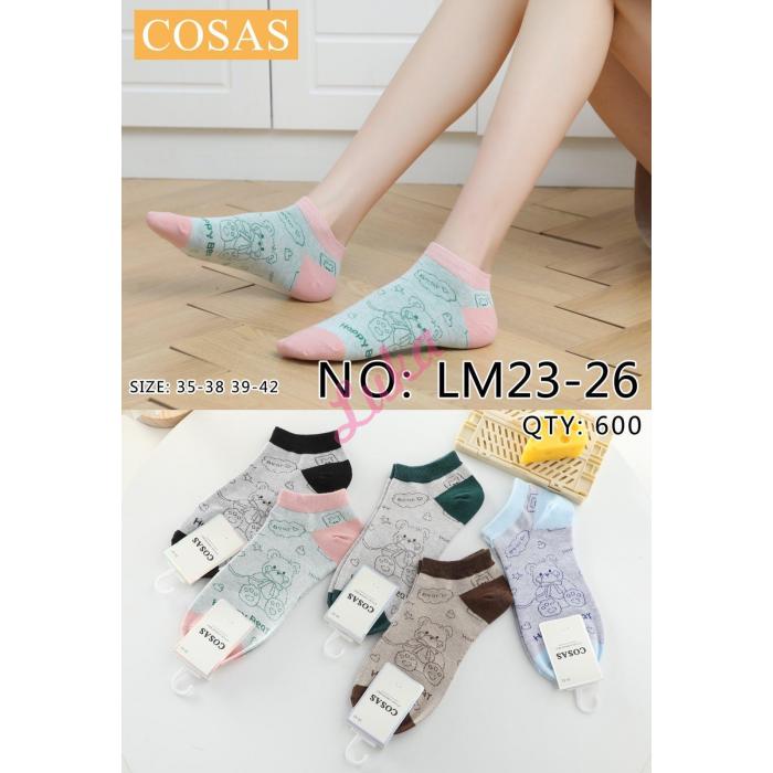 Women's low cut socks Cosas lm23-26