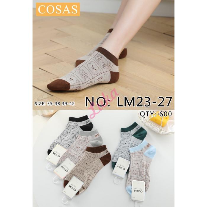 Women's low cut socks Cosas lm23-27