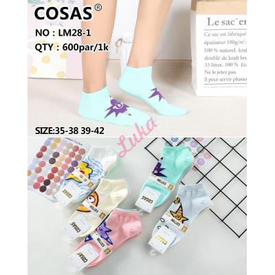 Women's low cut socks Cosas LM28-1