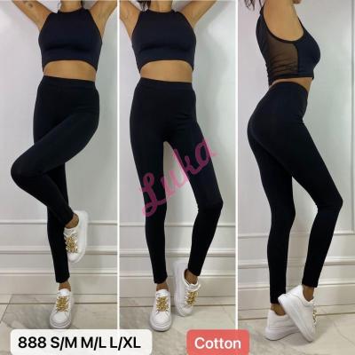 Women's black leggings 888