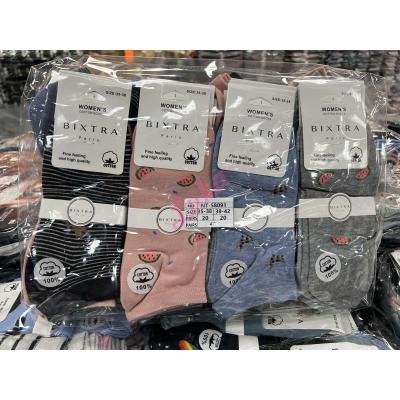 Women's low cut socks Bixtra nt58091