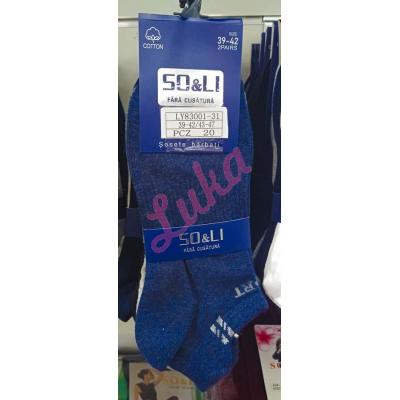 Men's low cut socks So&Li LY83001-31