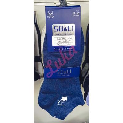 Men's low cut socks So&Li LY83001-37