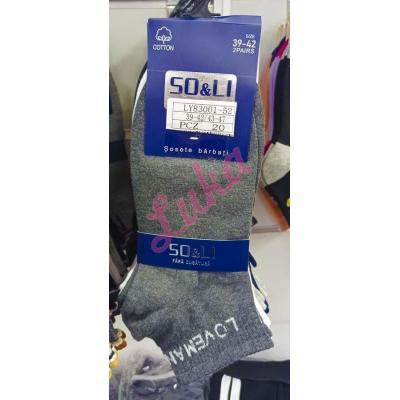 Men's low cut socks So&Li LY83001-52